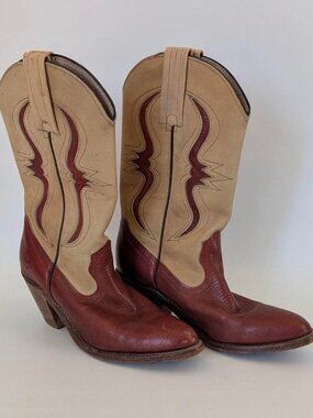 Vintage Frye Cowboy Boots 7.5
